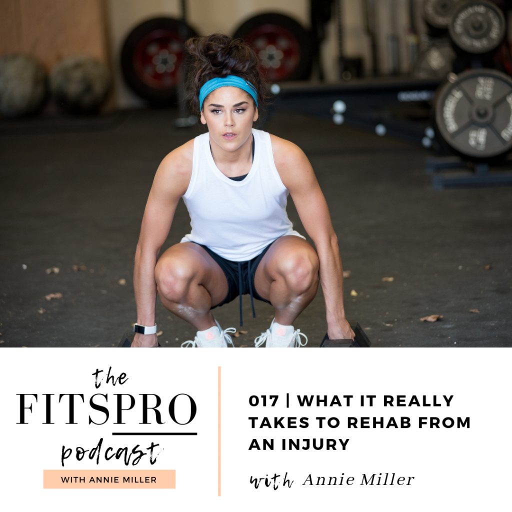 The road to recovery from injury - The FitsPRO Podcast with Annie Miller
