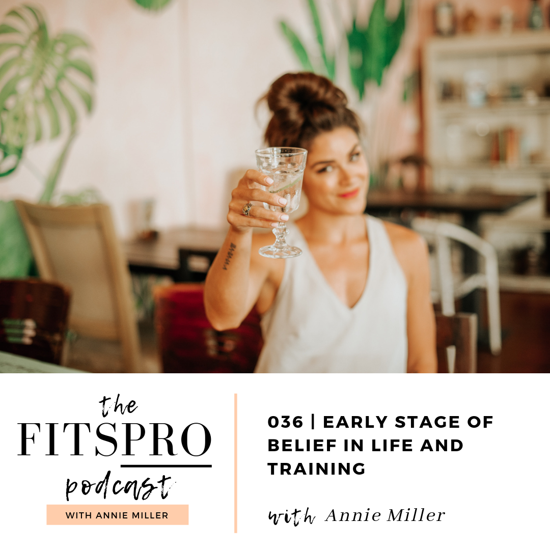 Common stage of establishing beliefs in life and training with Annie Miller of the FitsPRO Podcast