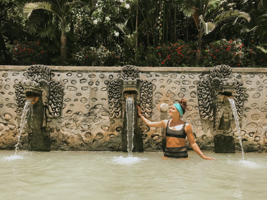 Annie Miller at Air Panas Banjar Hot Springs