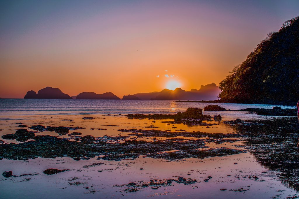 Sunsets in El Nido by Annie Miller