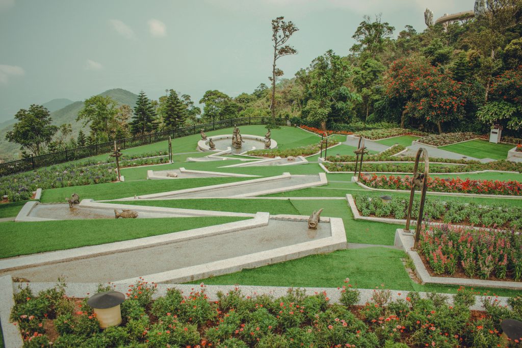 Curated gardens on day trip from Hoi An