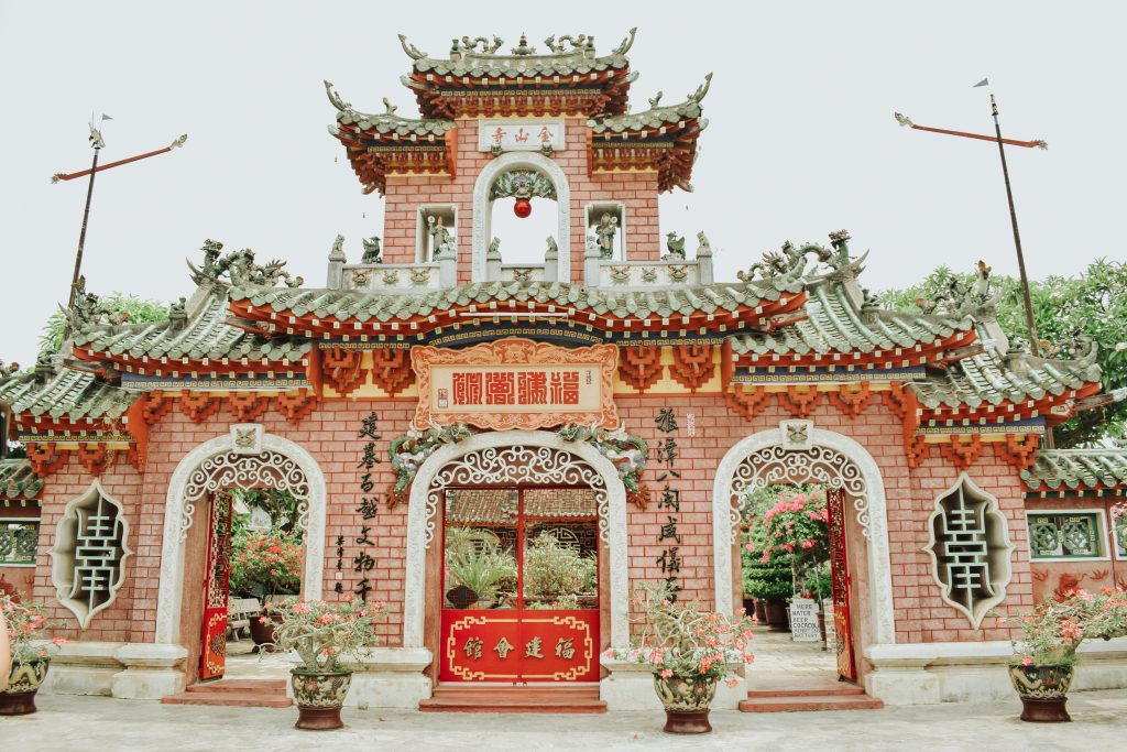 Photo of colorful temple in Hoi An