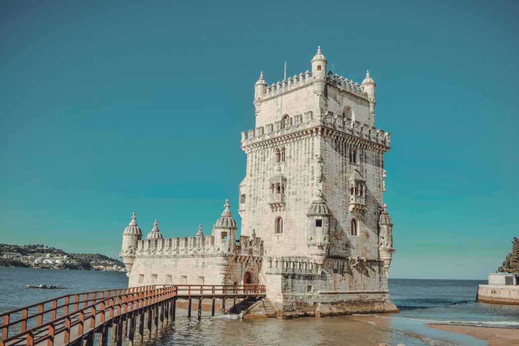 Building on the waterfront in Lisbon Portugal travel guide by Annie Miller