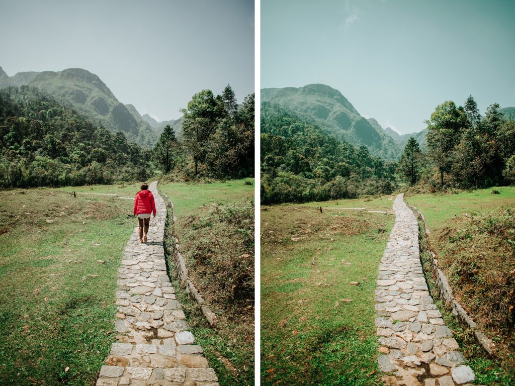 Annie Miller walking to Love Waterfall in Sapa, Vietnam