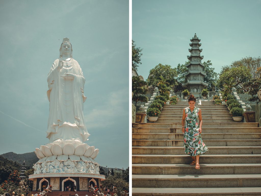 Annie Miller exploring Chua Linh Ung on a day trip