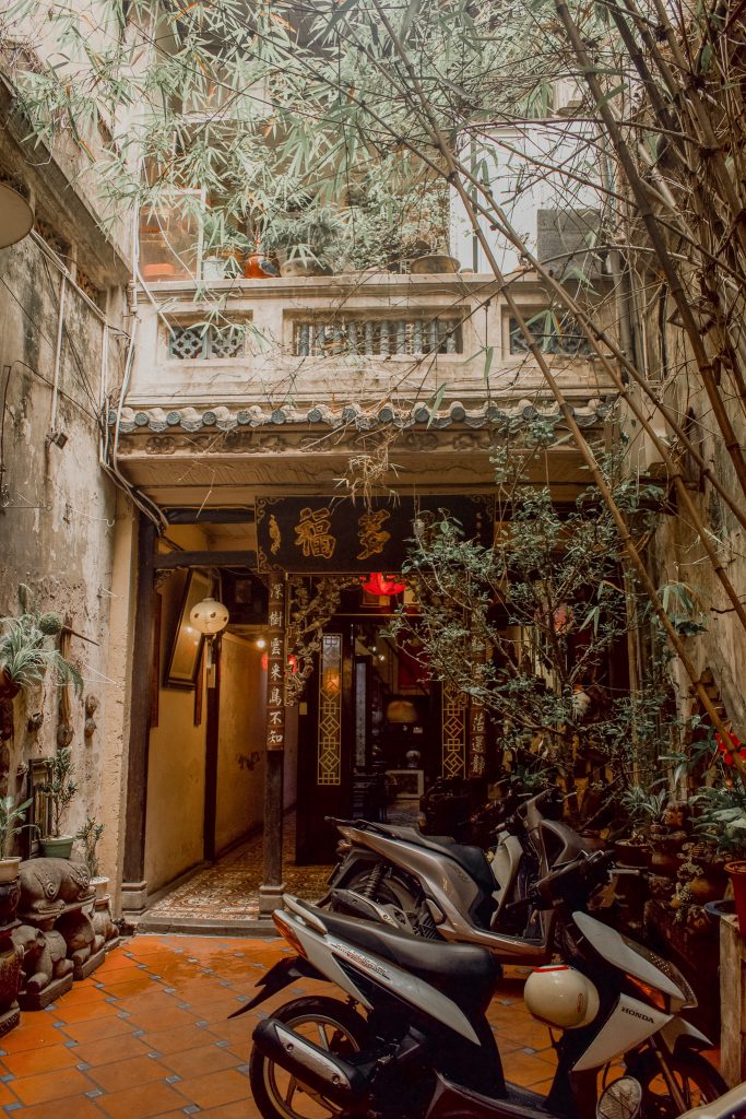 Annie Miller shares photo Inside the Old Town Garden Cafe in Hanoi, Vietnam 