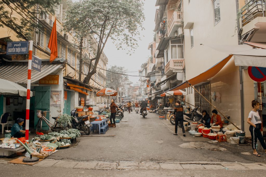 Photo of area in Hanoi, Vietnam 