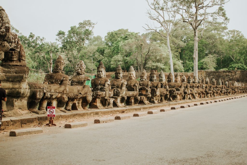 The Bayon (many faces) in Siem Reap, Cambodia
