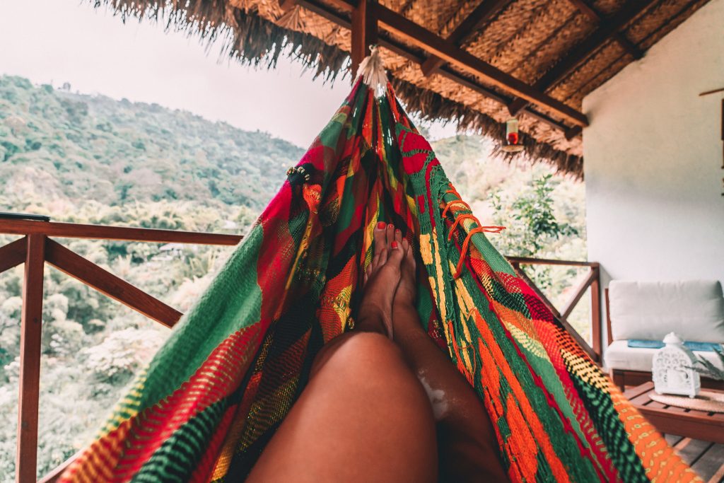 Hammock Views in Minca Colombia