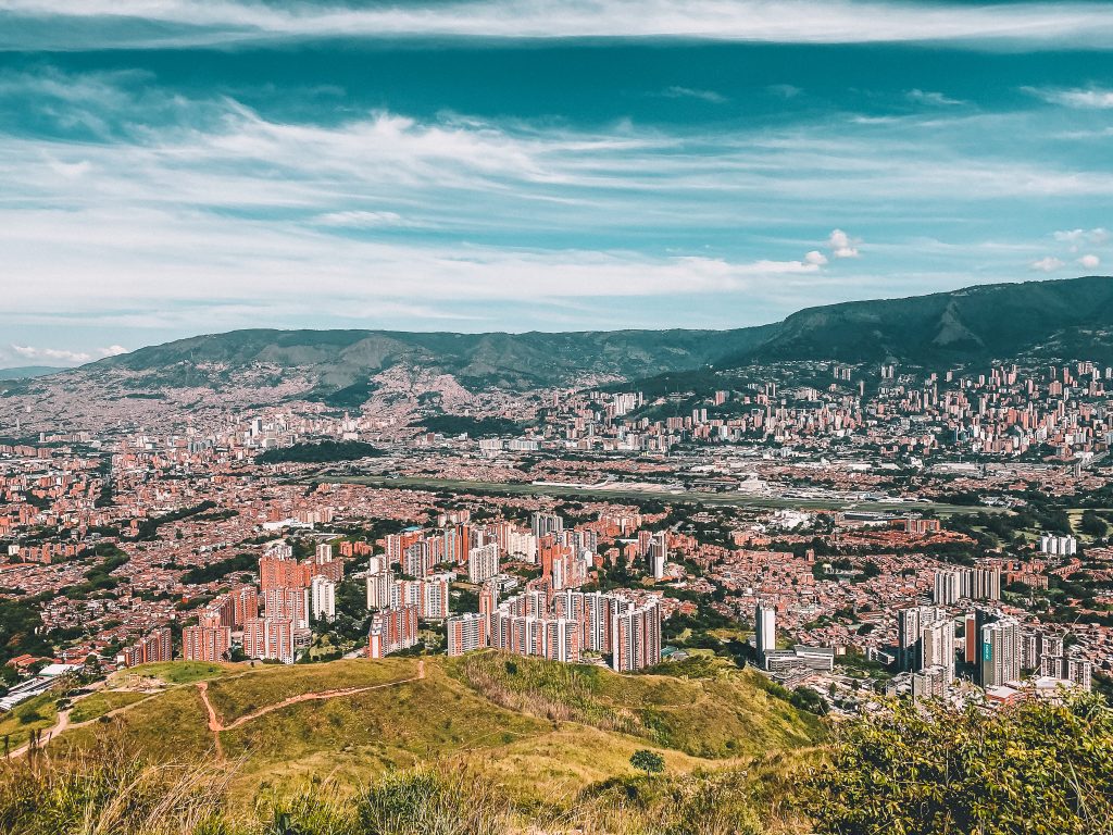 View of Medellin from the Cerro  de las Tres Cruces Hike with Annie Miller