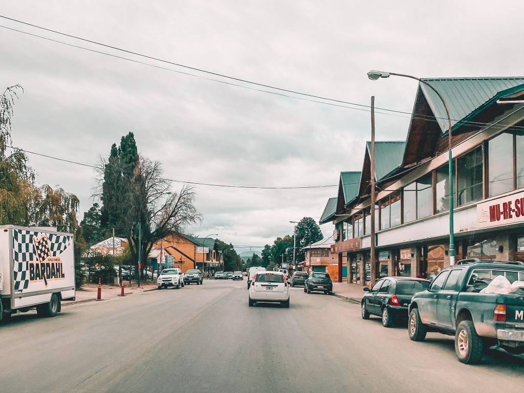 Small town of Esquel on Patagonia Road Trip