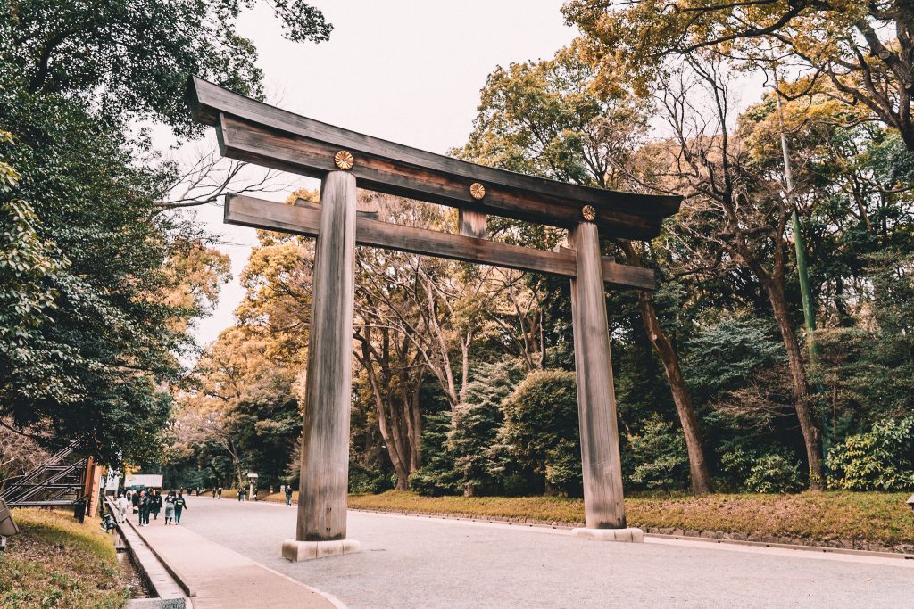 Entering Meiji Jingu and Yoyogi Park