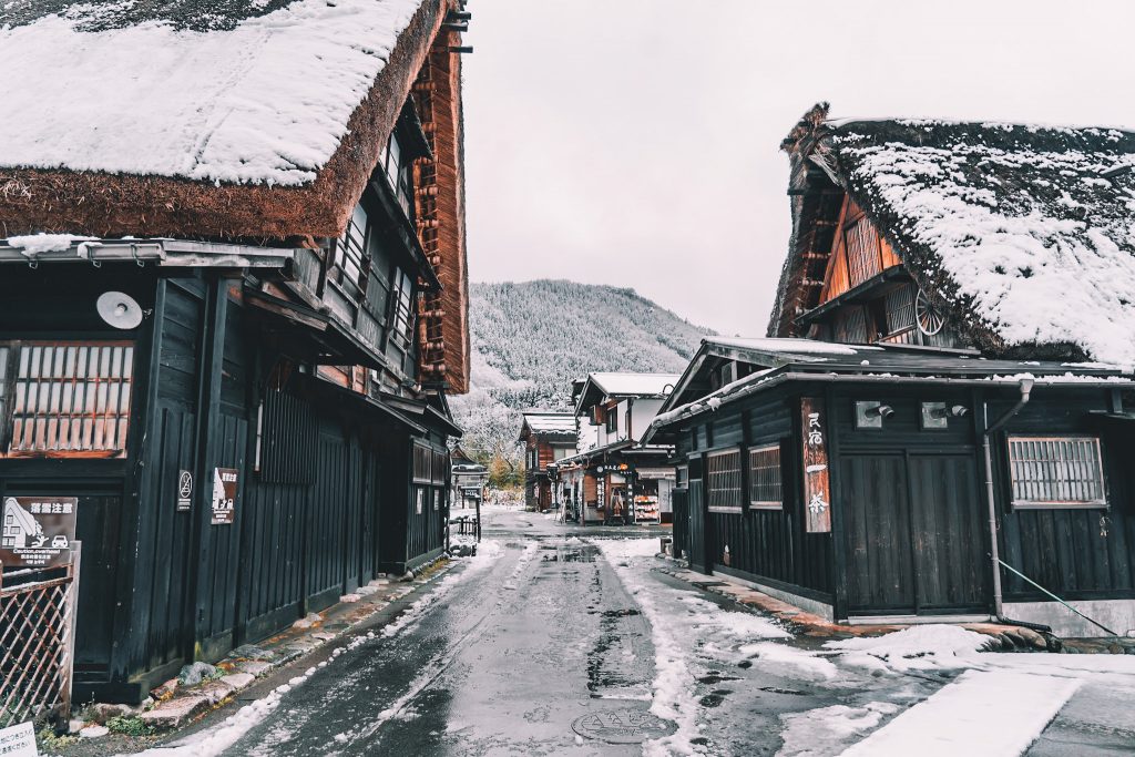 The streets of Shirakawago by Annie Miller