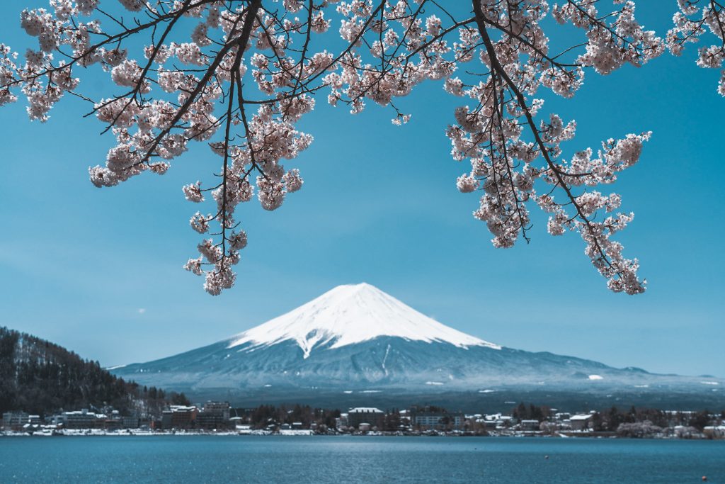 view of Mt fuji on japanese road trip by annie miller