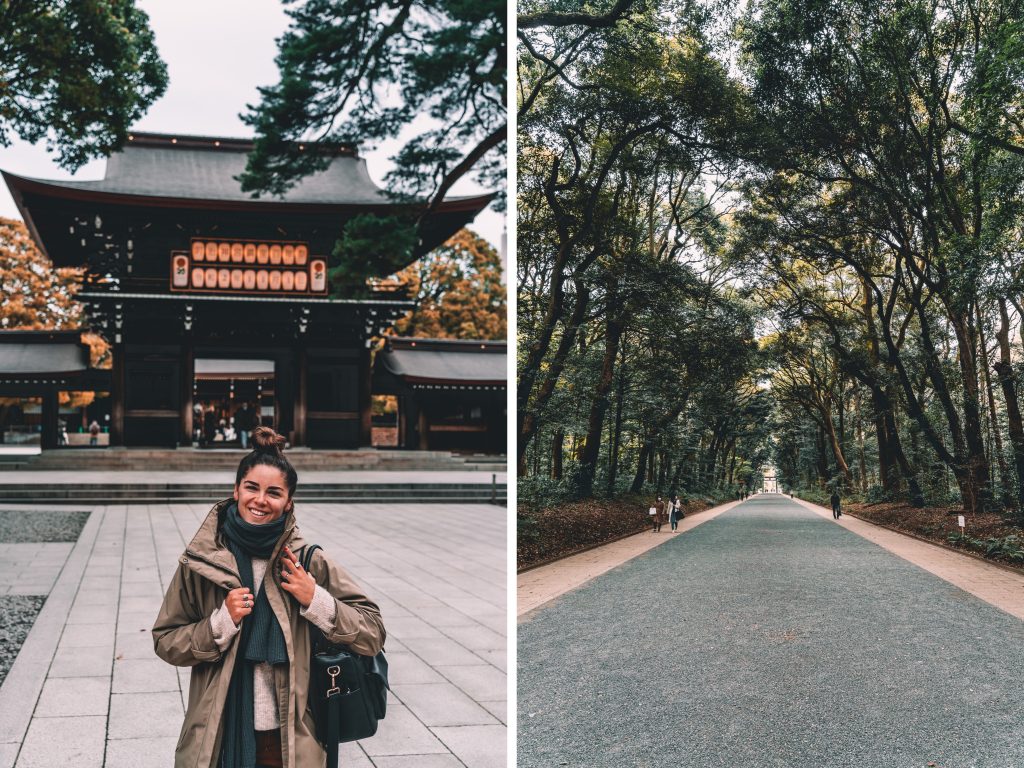 Annie Miller inside Meiji Jingu and Yoyogi Park