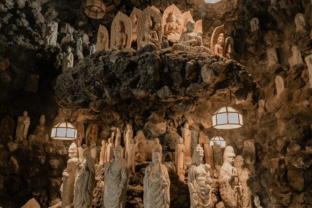 inside the Kousanji cave with Annie Miller