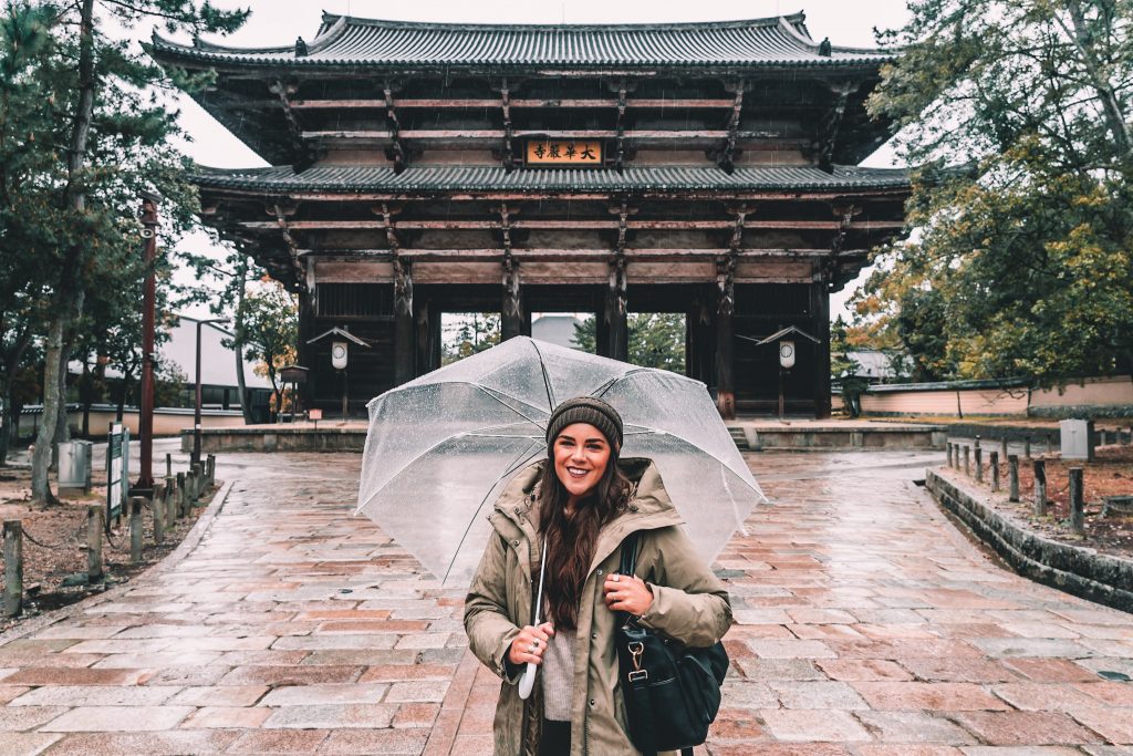Annie Miller in Nara Japan