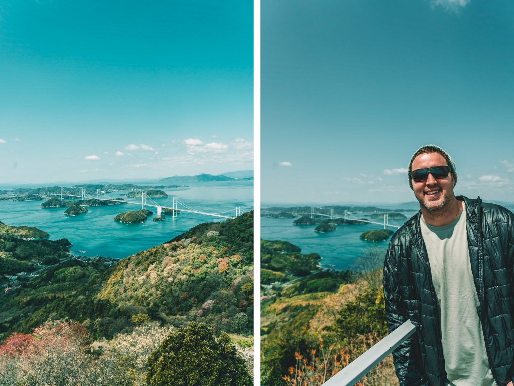 Nate Miller on the Kirosan Observatory Deck & Bridges in Japan