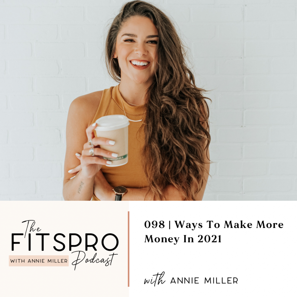 Make more money in 2021 with Annie Miller