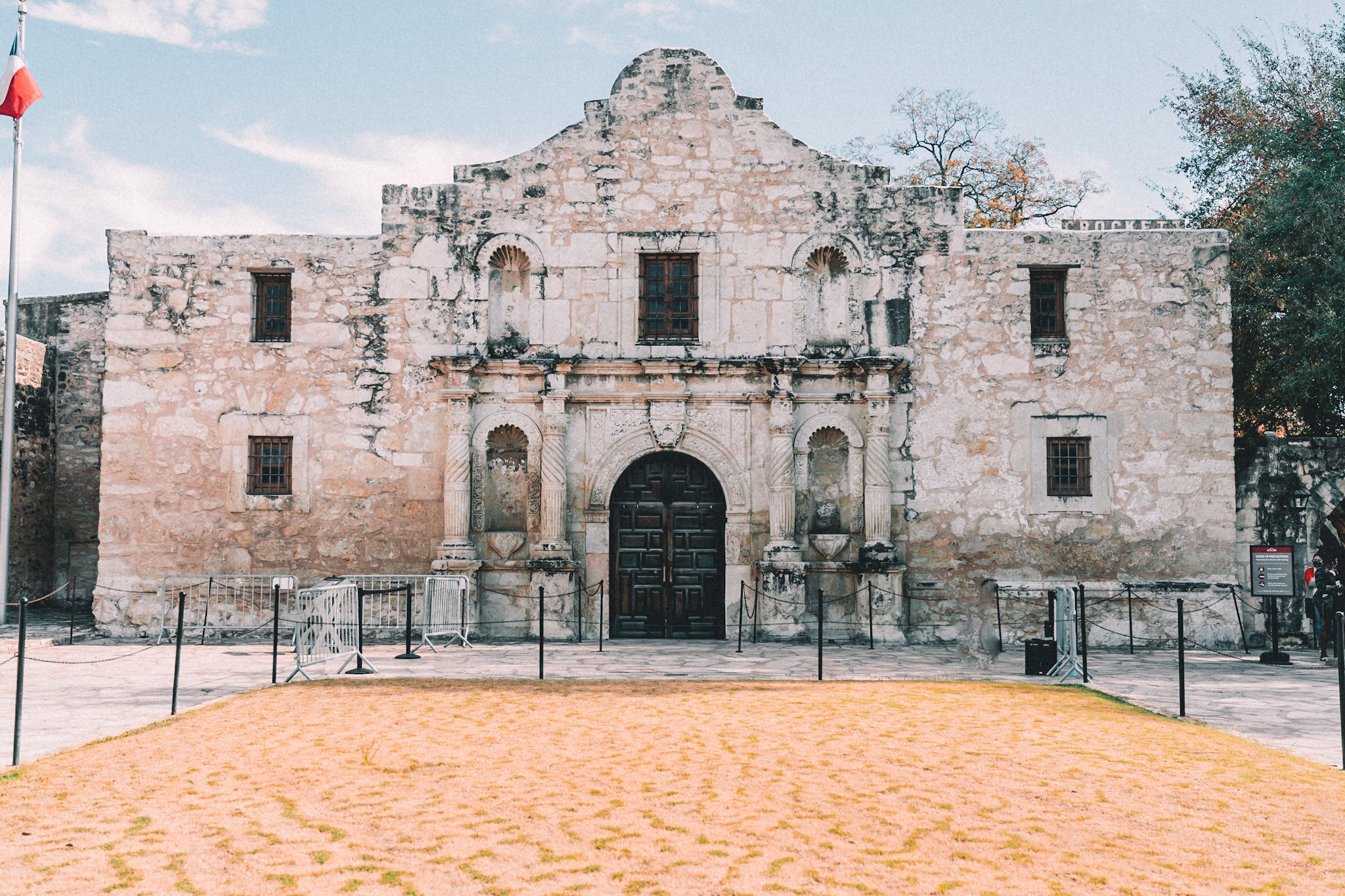 The Alamo in San Antonio Texas by Annie Miller