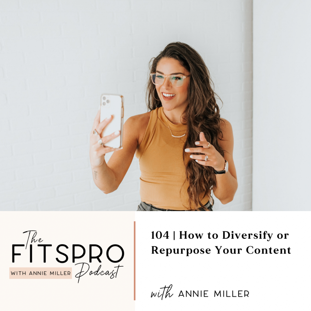 repurposing and diversifying content with Annie Miller