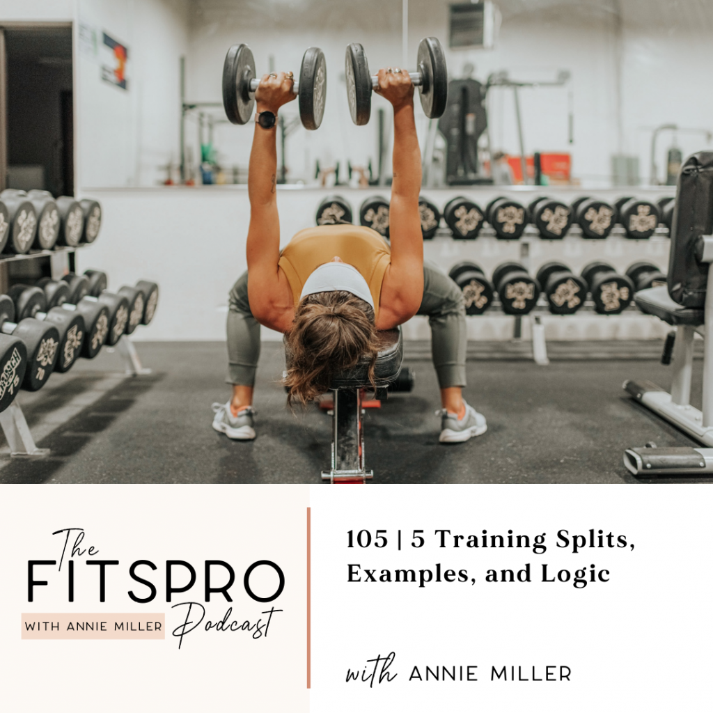 training splits, examples and logic with Annie Miller