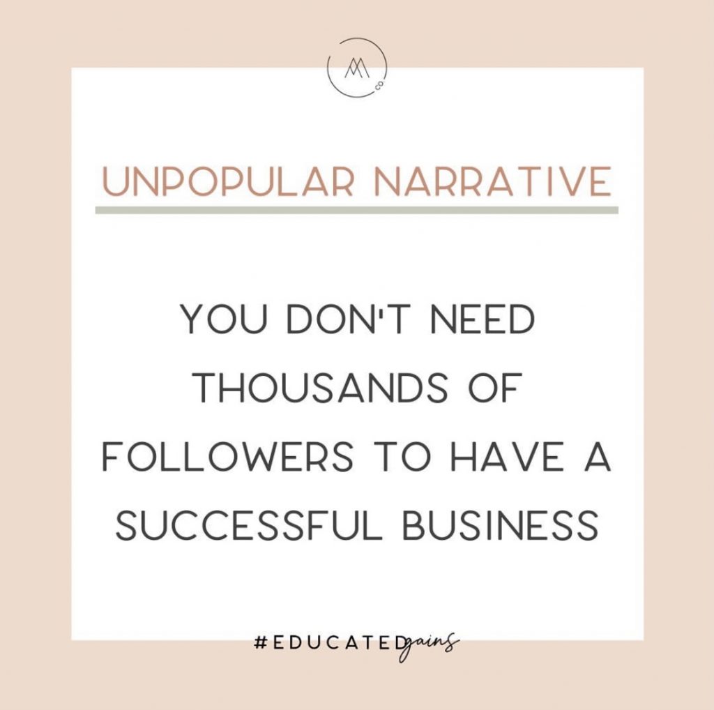 Unpopular Business Narratives that You Need To Accept - no thousands followers