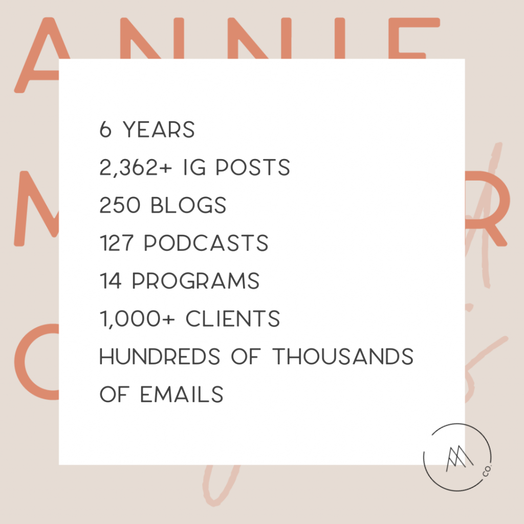 a helpful perspective on comparison in business with Annie Miller
