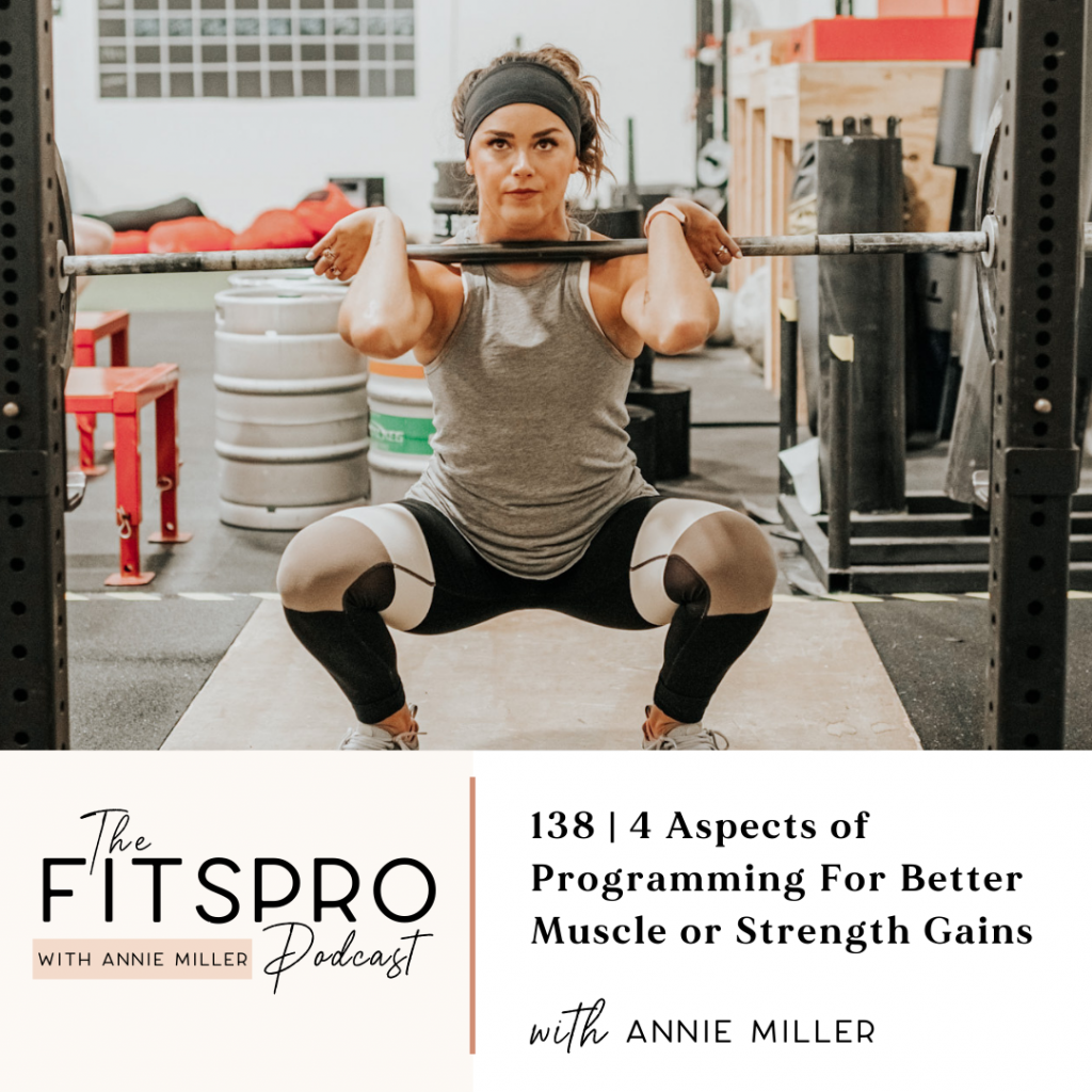 programming for strength gains with Annie Miller