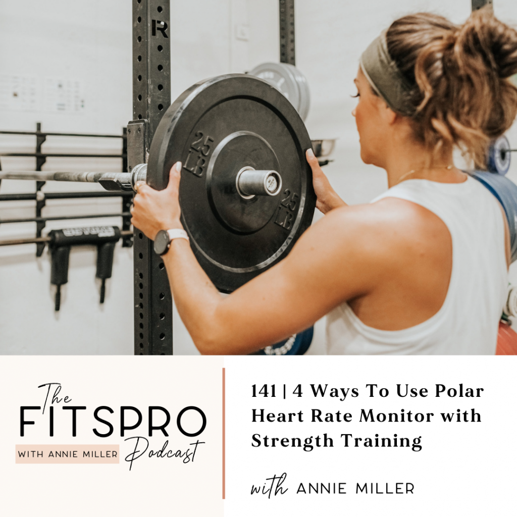 4 ways to use a polar heart rate monitor with weight training with Annie Miller