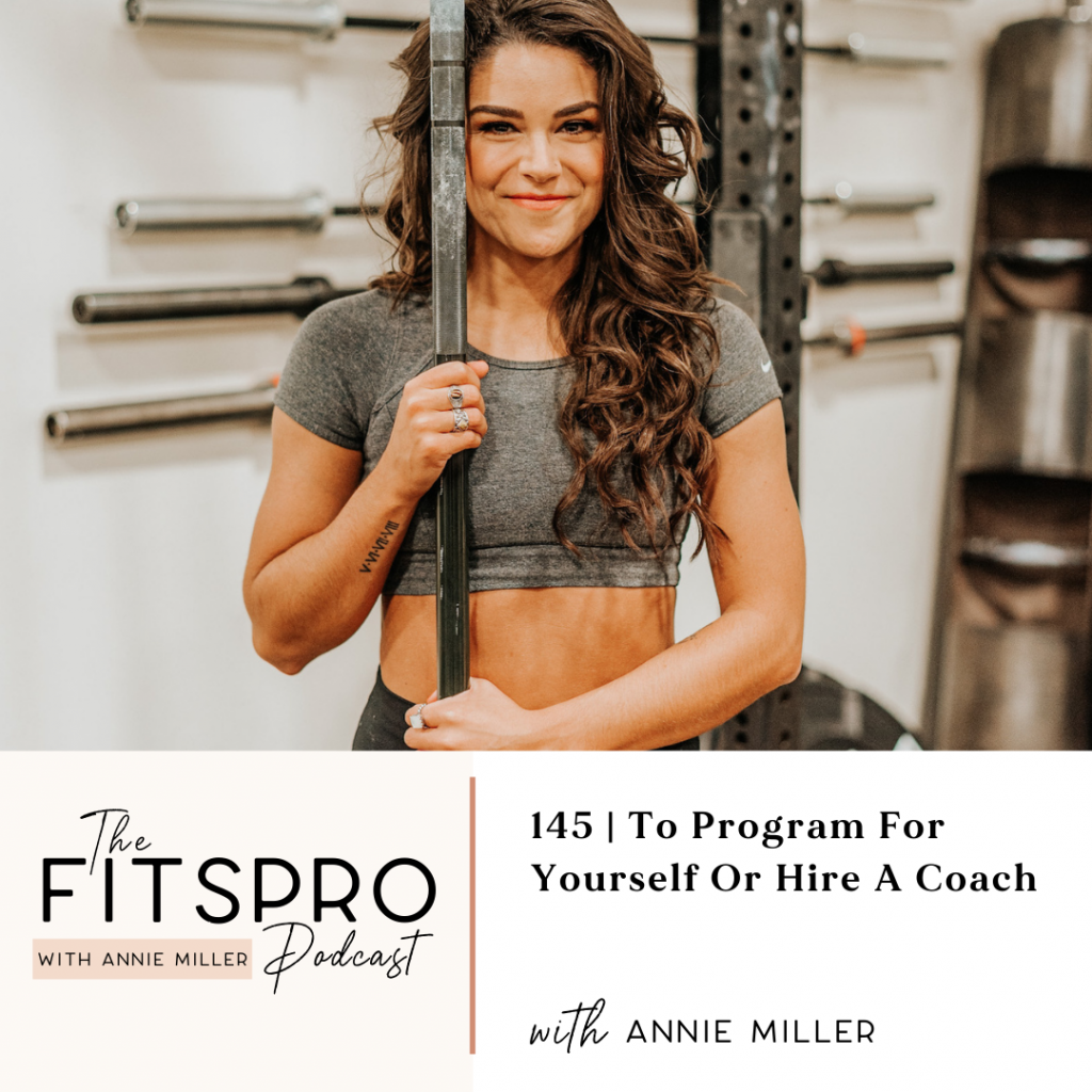 to program for yourself or hire a coach with Annie Miller