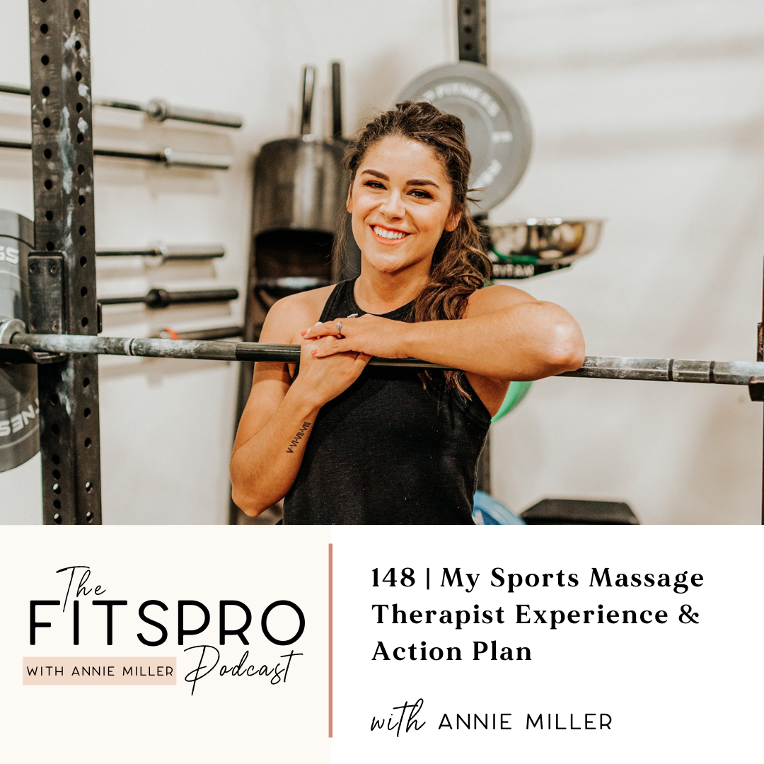 Sports Massage Therapist experience and plan with Annie Miller
