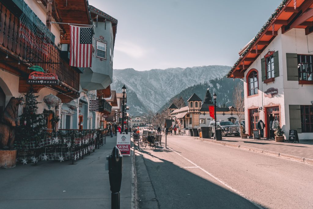 Visiting Leavenworth, WA in February with Annie Miller