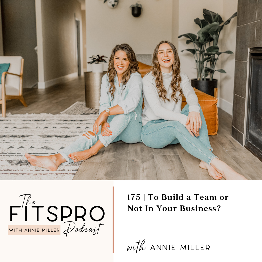 to build a team or not with Annie Miller